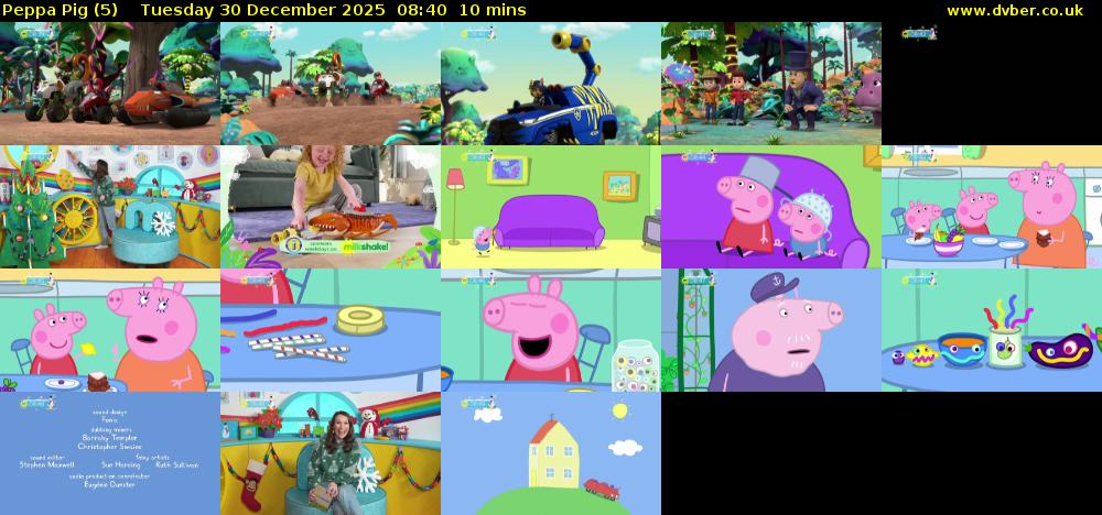 Peppa Pig (5) Tuesday 30 December 2025 08:40 - 08:50
