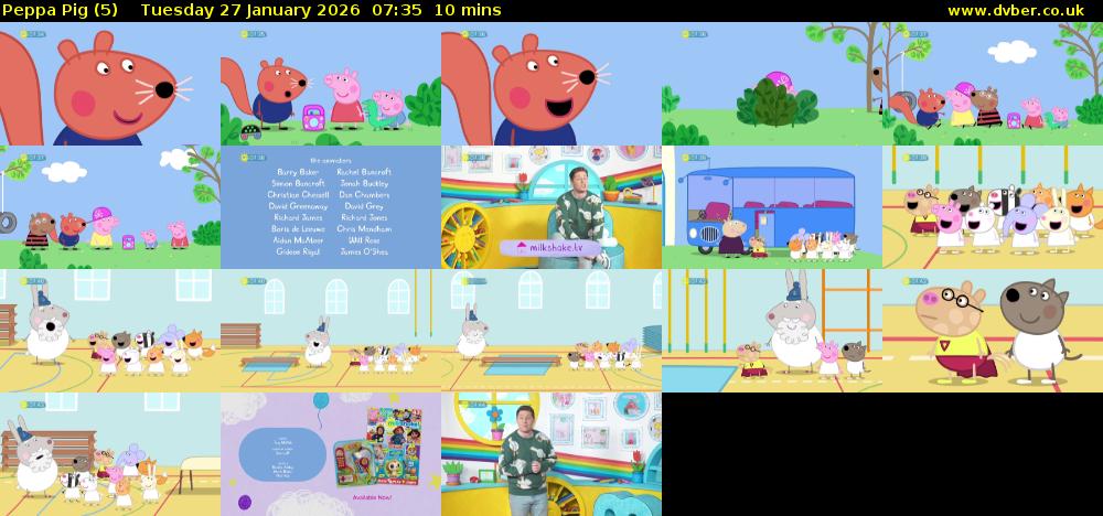 Peppa Pig (5) Tuesday 27 January 2026 07:35 - 07:45