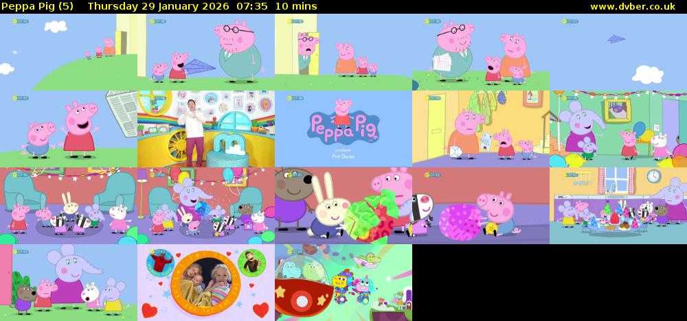 Peppa Pig (5) Thursday 29 January 2026 07:35 - 07:45