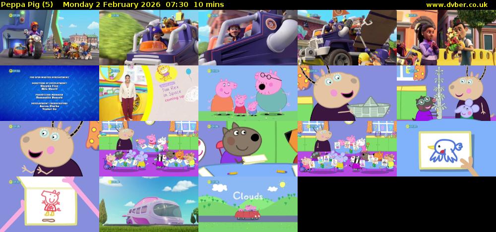 Peppa Pig (5) Monday 2 February 2026 07:30 - 07:40