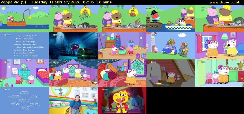 Peppa Pig (5) Tuesday 3 February 2026 07:35 - 07:45