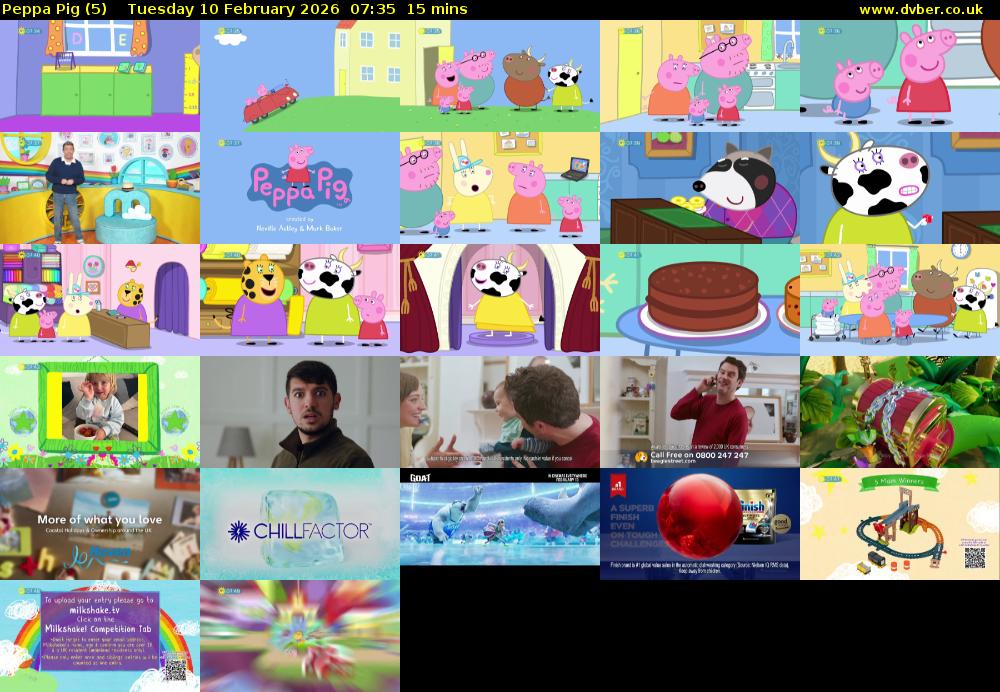 Peppa Pig (5) Tuesday 10 February 2026 07:35 - 07:50