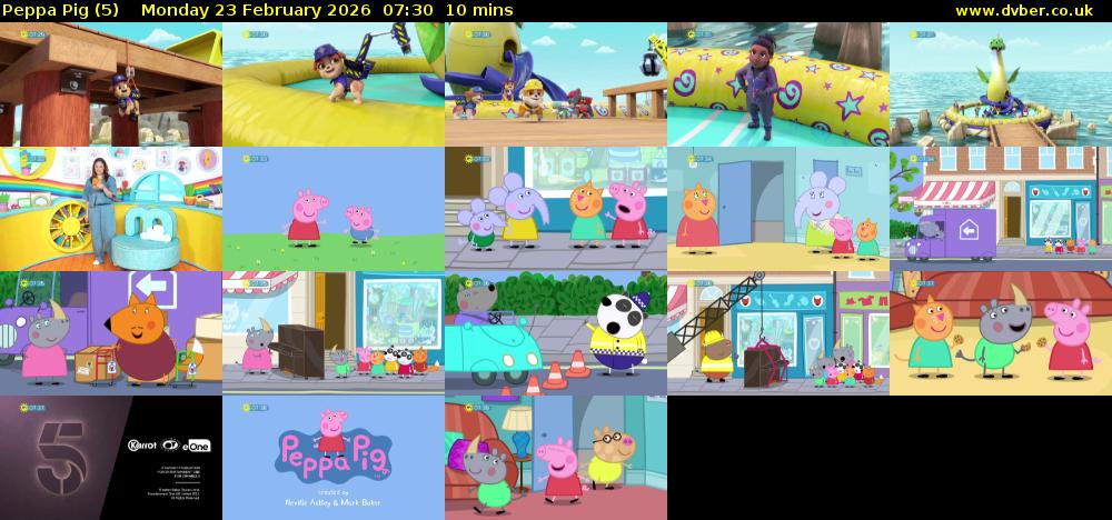 Peppa Pig (5) Monday 23 February 2026 07:30 - 07:40