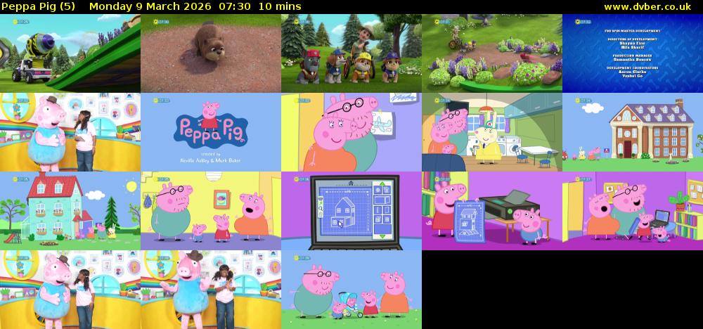 Peppa Pig (5) Monday 9 March 2026 07:30 - 07:40