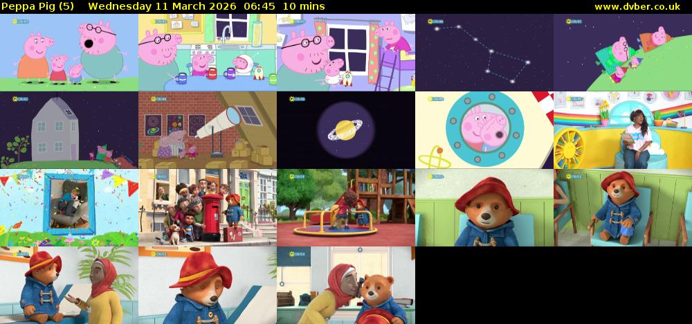 Peppa Pig (5) Wednesday 11 March 2026 06:45 - 06:55