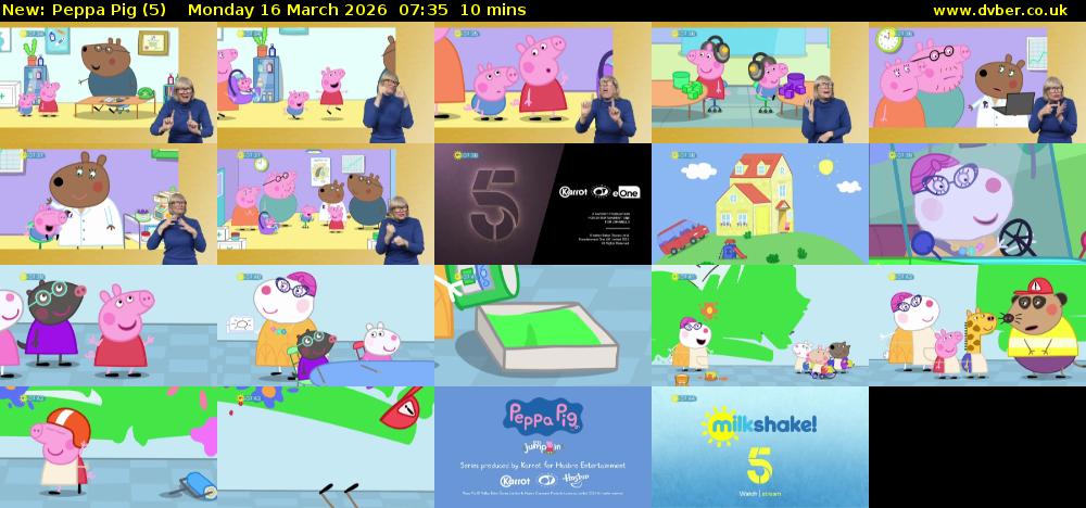 Peppa Pig (5) Monday 16 March 2026 07:35 - 07:45