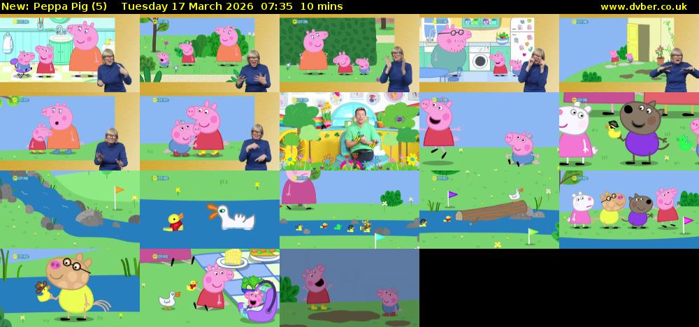 Peppa Pig (5) Tuesday 17 March 2026 07:35 - 07:45