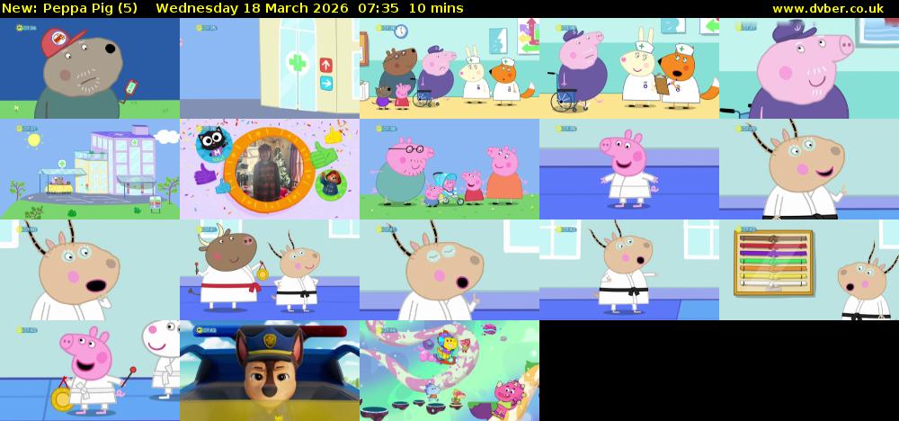 Peppa Pig (5) Wednesday 18 March 2026 07:35 - 07:45