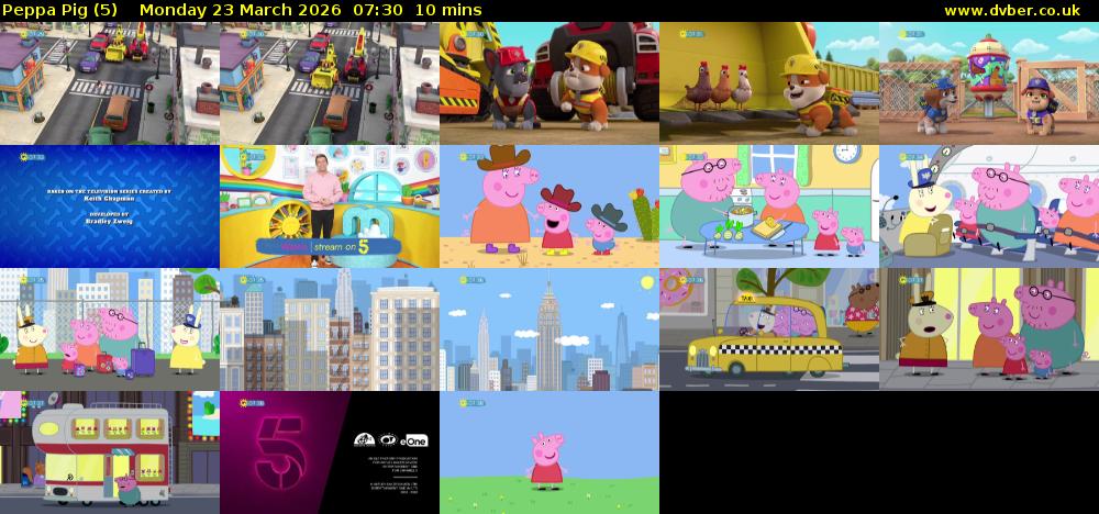 Peppa Pig (5) Monday 23 March 2026 07:30 - 07:40