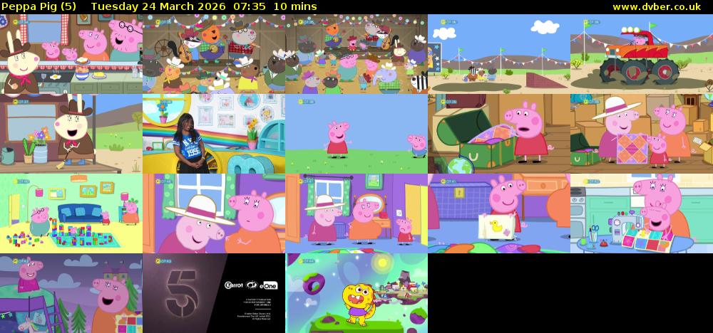 Peppa Pig (5) Tuesday 24 March 2026 07:35 - 07:45