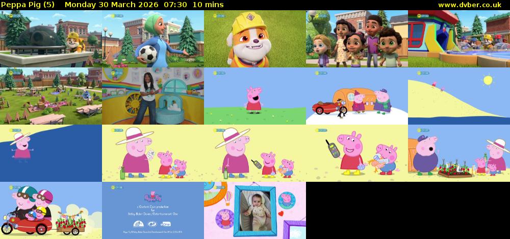 Peppa Pig (5) Monday 30 March 2026 07:30 - 07:40