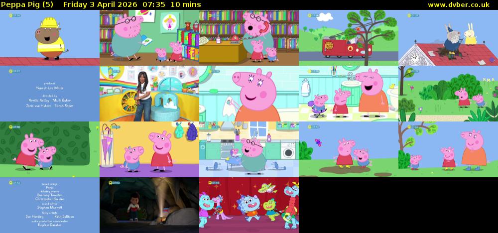 Peppa Pig (5) Friday 3 April 2026 07:35 - 07:45