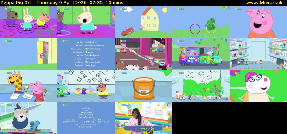Peppa Pig (5) Thursday 9 April 2026 07:35 - 07:45
