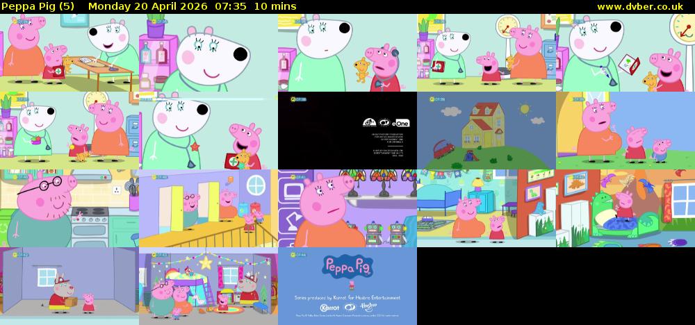 Peppa Pig (5) Monday 20 April 2026 07:35 - 07:45