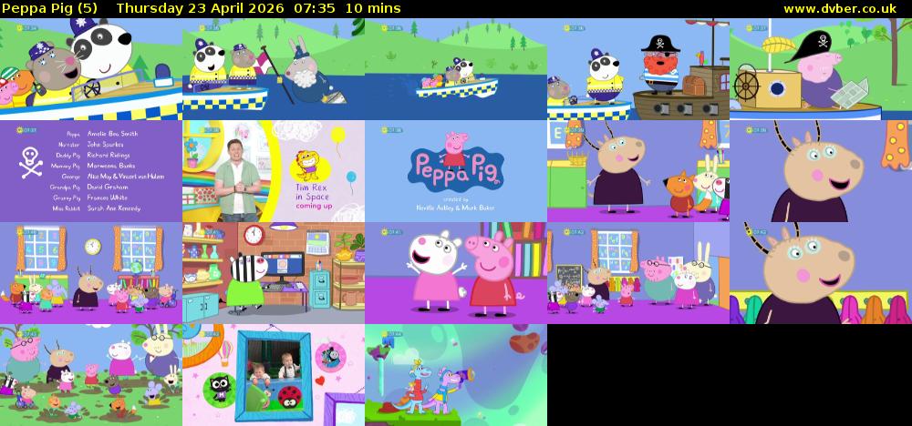 Peppa Pig (5) Thursday 23 April 2026 07:35 - 07:45