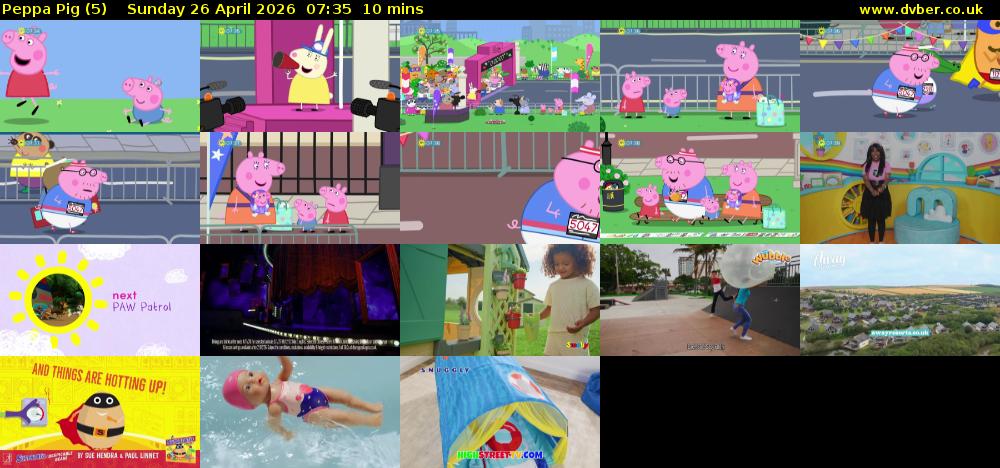 Peppa Pig (5) Sunday 26 April 2026 07:35 - 07:45
