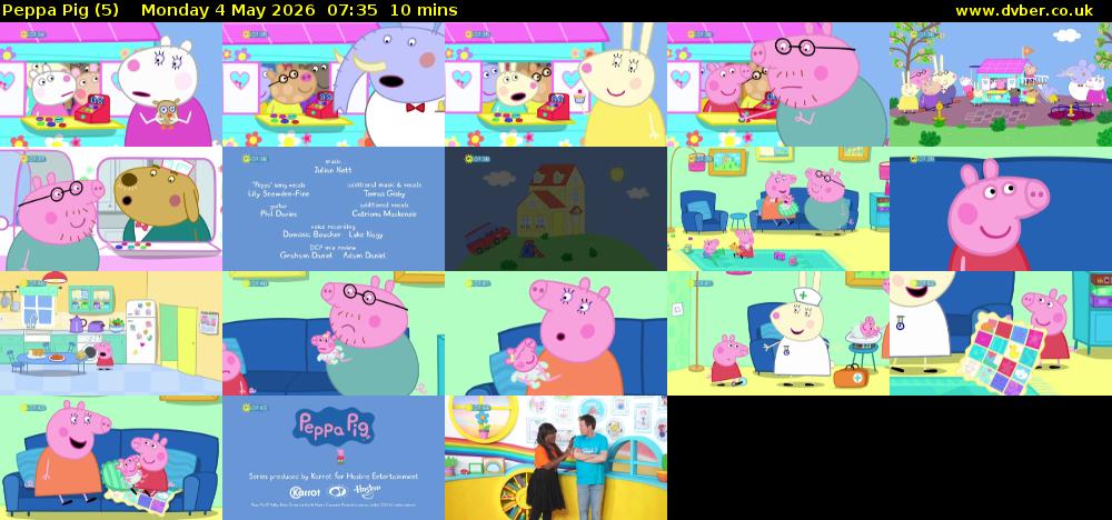 Peppa Pig (5) Monday 4 May 2026 07:35 - 07:45