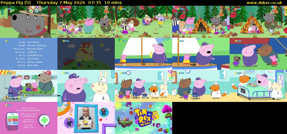 Peppa Pig (5) Thursday 7 May 2026 07:35 - 07:45