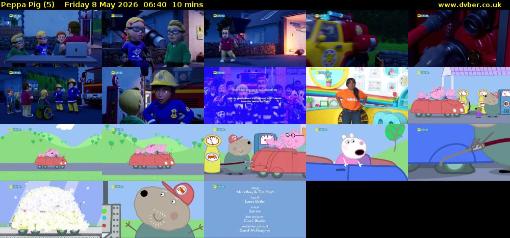 Peppa Pig (5) Friday 8 May 2026 06:40 - 06:50
