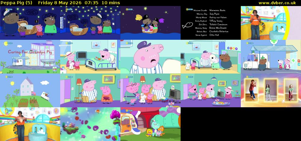 Peppa Pig (5) Friday 8 May 2026 07:35 - 07:45