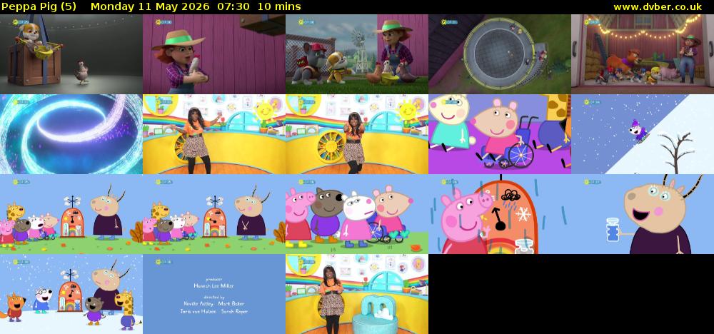 Peppa Pig (5) Monday 11 May 2026 07:30 - 07:40