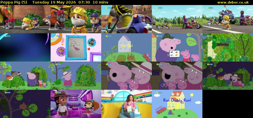 Peppa Pig (5) Tuesday 19 May 2026 07:30 - 07:40
