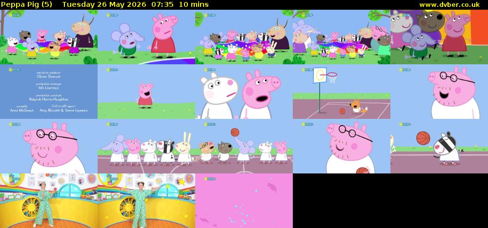 Peppa Pig (5) Tuesday 26 May 2026 07:35 - 07:45