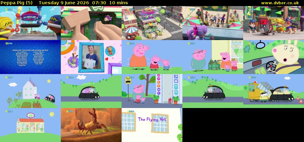 Peppa Pig (5) Tuesday 9 June 2026 07:30 - 07:40