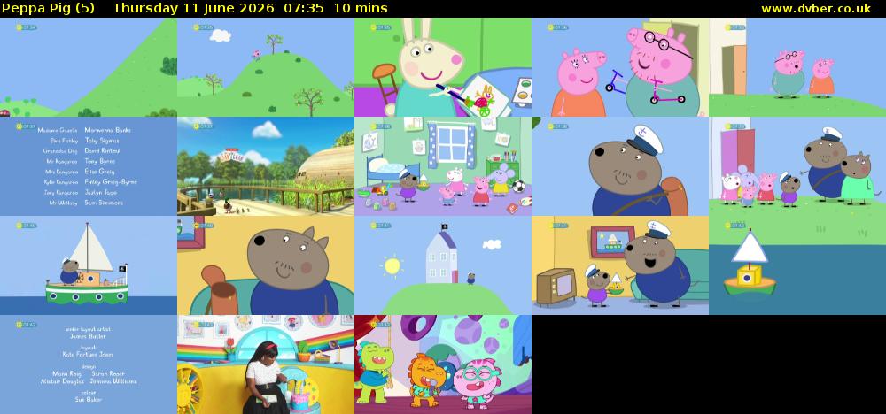Peppa Pig (5) Thursday 11 June 2026 07:35 - 07:45
