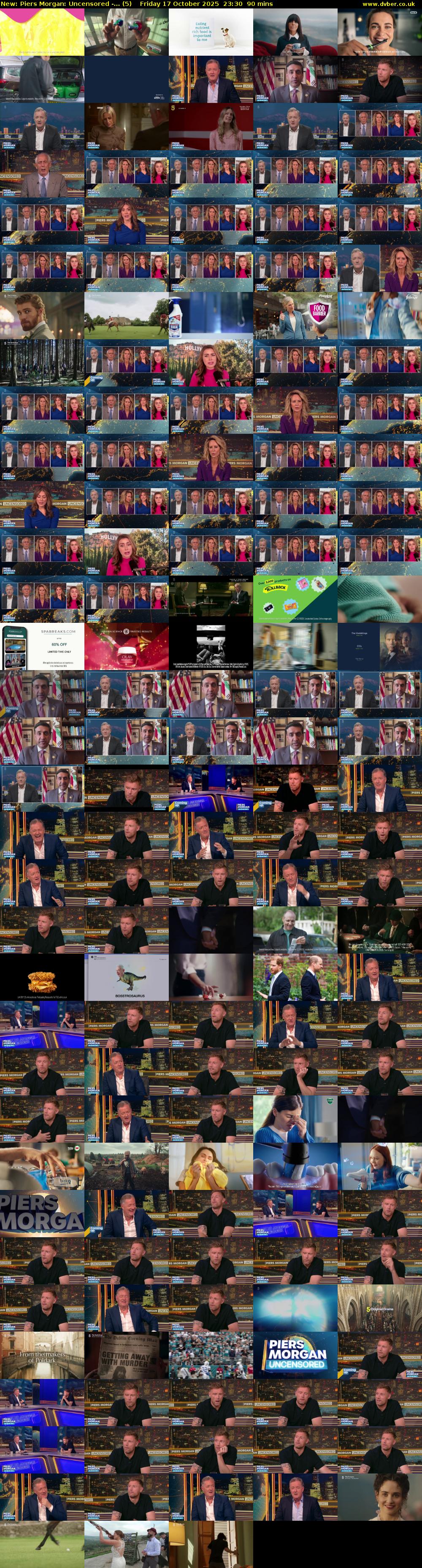 Piers Morgan: Uncensored -... (5) Friday 17 October 2025 23:30 - 01:00