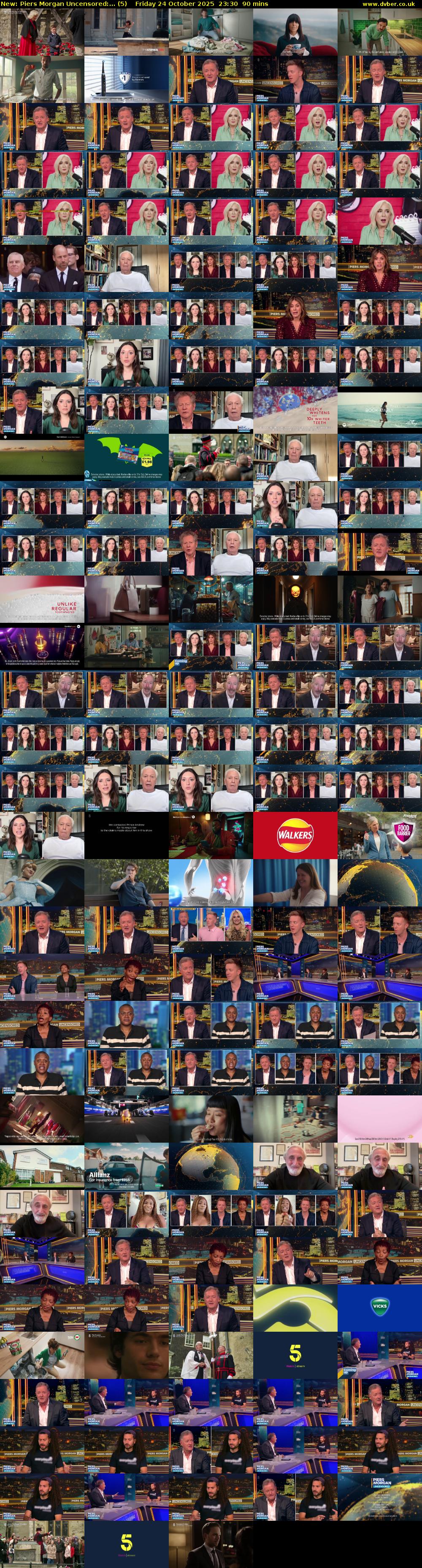 Piers Morgan Uncensored:... (5) Friday 24 October 2025 23:30 - 01:00