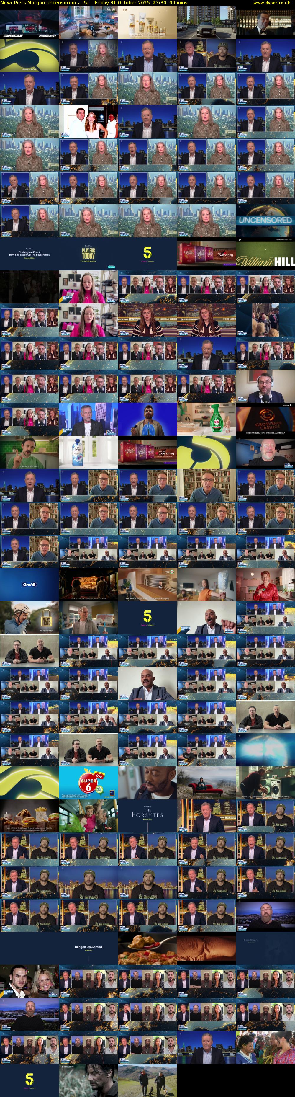 Piers Morgan Uncensored:... (5) Friday 31 October 2025 23:30 - 01:00
