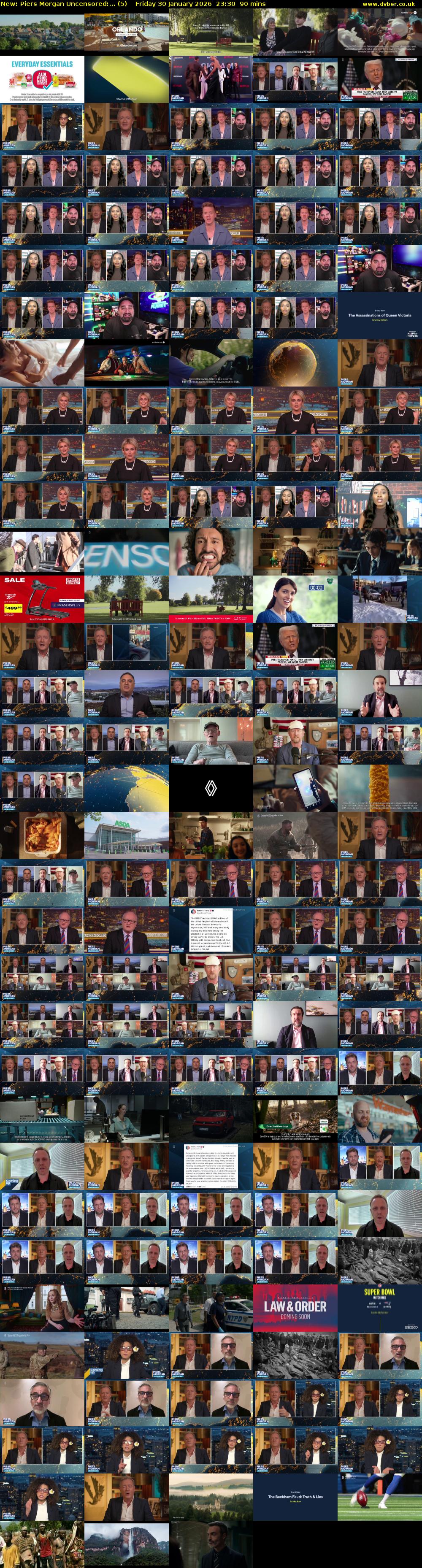 Piers Morgan Uncensored:... (5) Friday 30 January 2026 23:30 - 01:00
