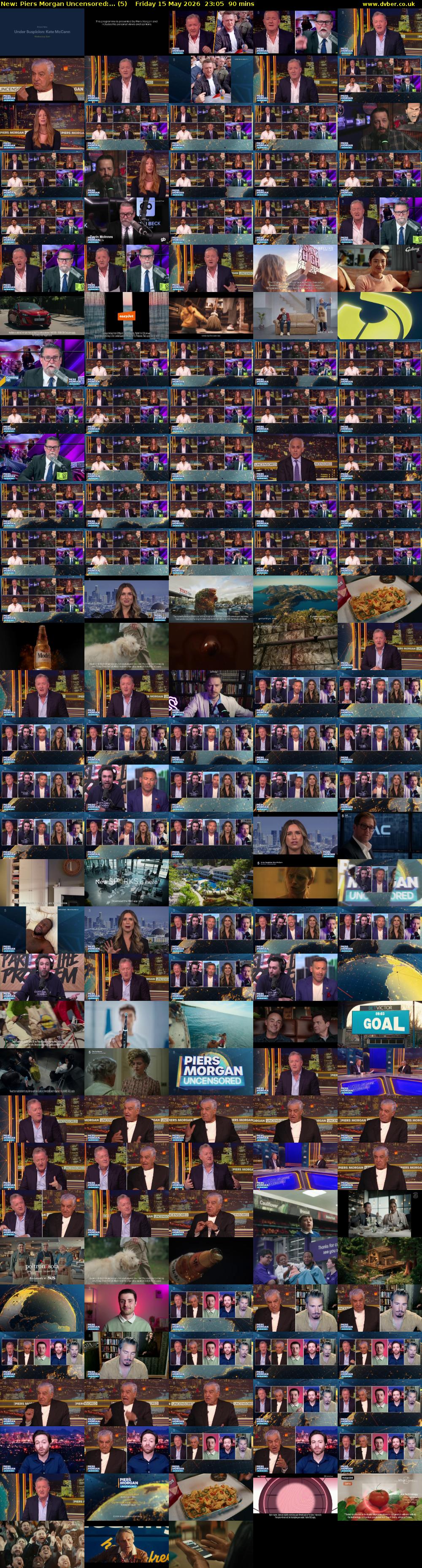 Piers Morgan Uncensored:... (5) Friday 15 May 2026 23:05 - 00:35