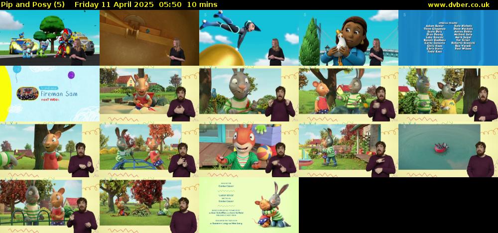 Pip and Posy (5) Friday 11 April 2025 05:50 - 06:00