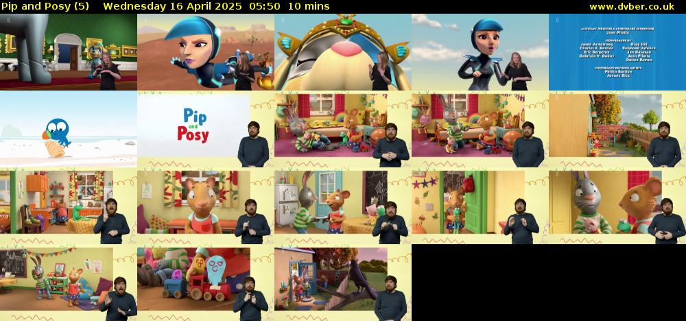 Pip and Posy (5) Wednesday 16 April 2025 05:50 - 06:00
