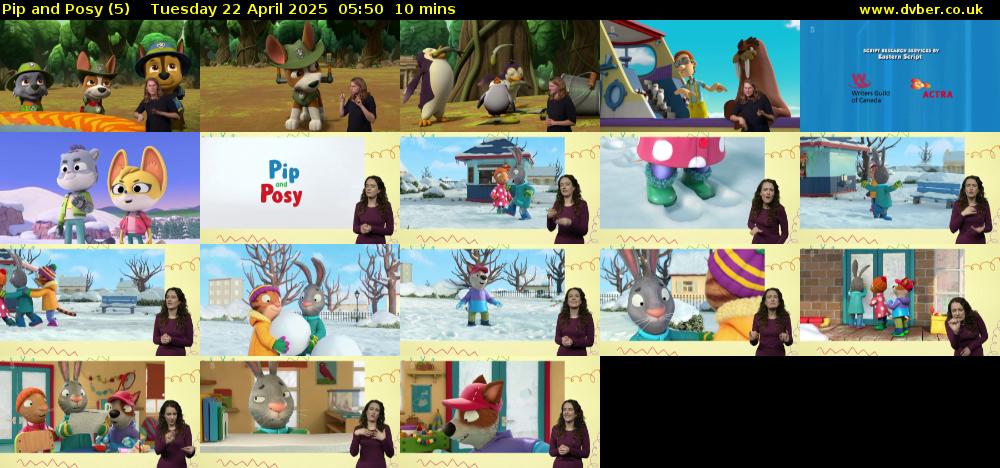 Pip and Posy (5) Tuesday 22 April 2025 05:50 - 06:00