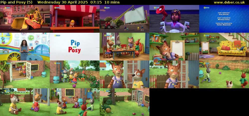 Pip and Posy (5) Wednesday 30 April 2025 07:15 - 07:25