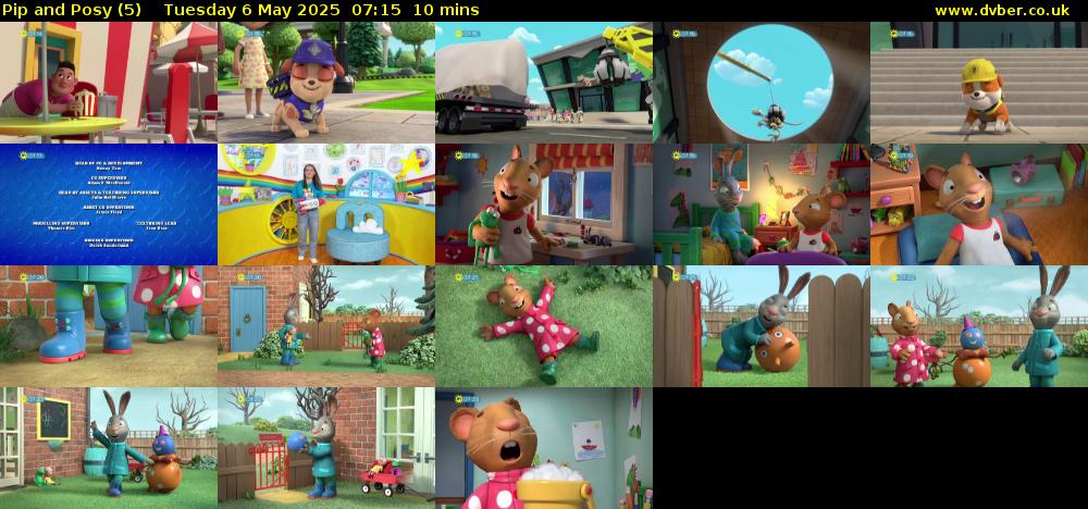 Pip and Posy (5) Tuesday 6 May 2025 07:15 - 07:25