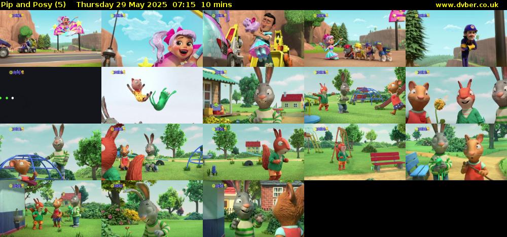 Pip and Posy (5) Thursday 29 May 2025 07:15 - 07:25