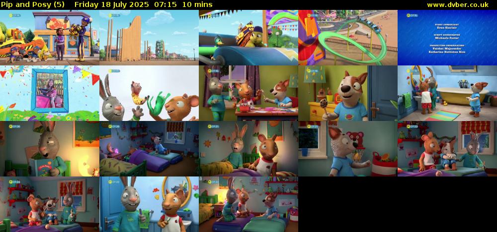 Pip and Posy (5) Friday 18 July 2025 07:15 - 07:25