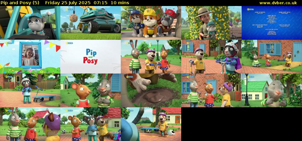 Pip and Posy (5) Friday 25 July 2025 07:15 - 07:25