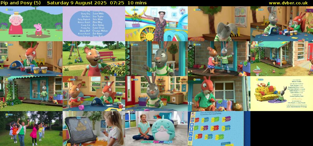 Pip and Posy (5) Saturday 9 August 2025 07:25 - 07:35