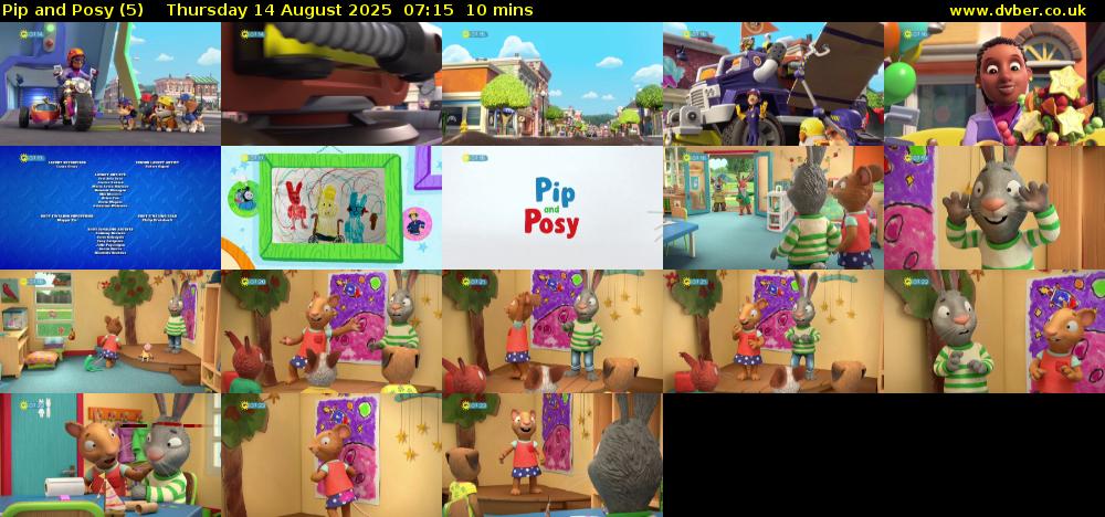 Pip and Posy (5) Thursday 14 August 2025 07:15 - 07:25
