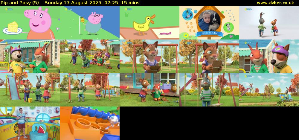 Pip and Posy (5) Sunday 17 August 2025 07:25 - 07:40