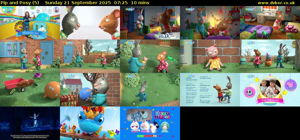 Pip and Posy (5) Sunday 21 September 2025 07:25 - 07:35