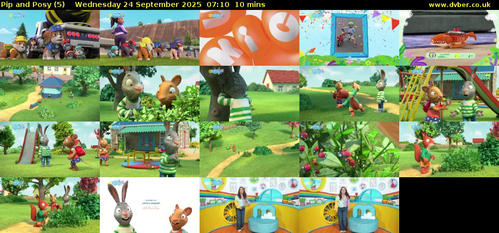 Pip and Posy (5) Wednesday 24 September 2025 07:10 - 07:20