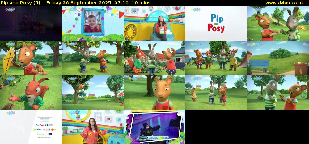 Pip and Posy (5) Friday 26 September 2025 07:10 - 07:20
