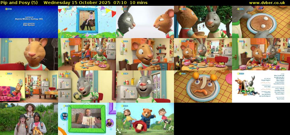 Pip and Posy (5) Wednesday 15 October 2025 07:10 - 07:20