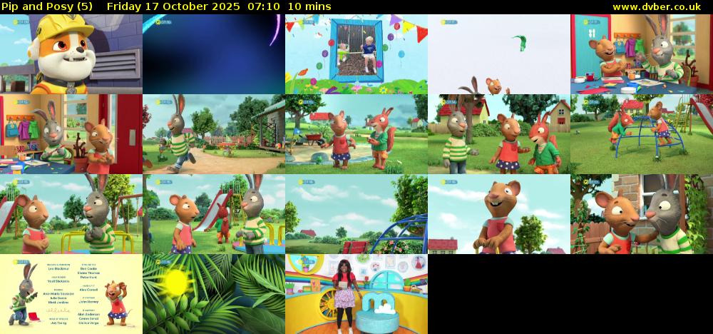 Pip and Posy (5) Friday 17 October 2025 07:10 - 07:20